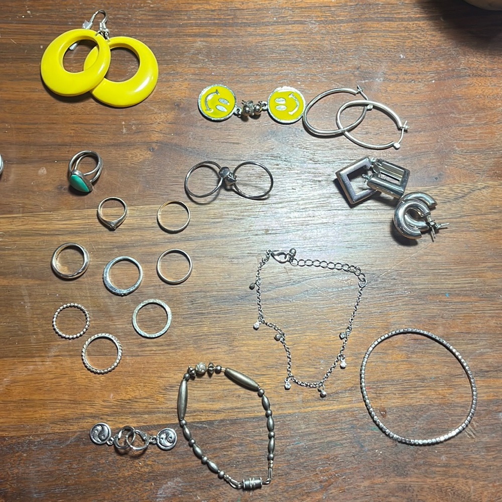 Silver jewelry lot!